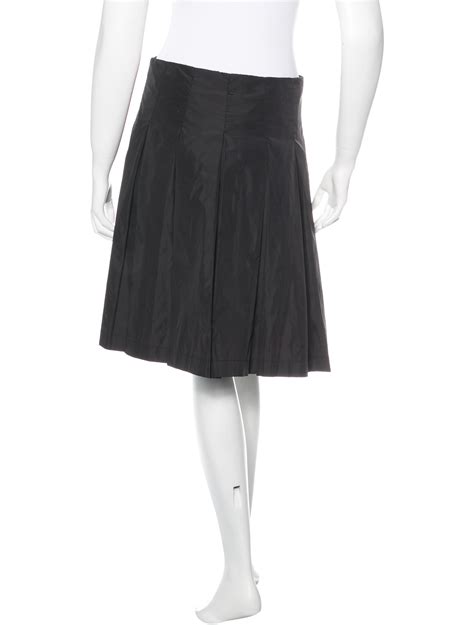 prada a line skirt